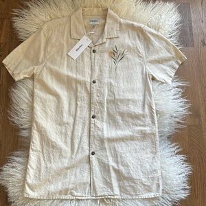 RHYTHM, linen, vintage tiger, sz L, BRAND NEW WITH TAGS